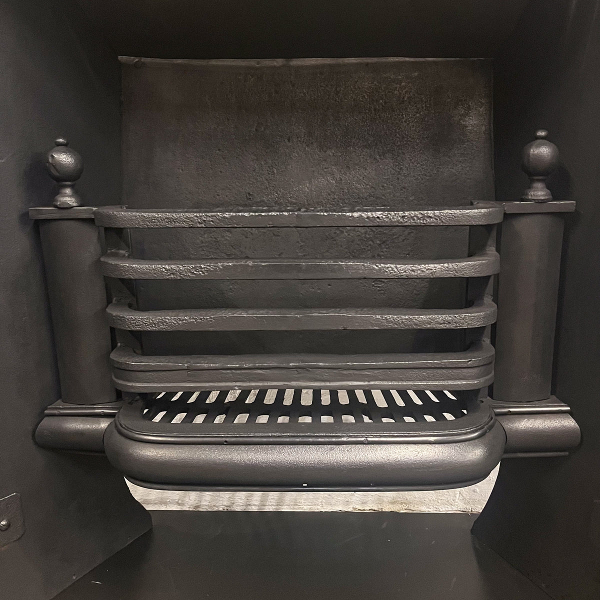 Antique Cast Iron Lion Head Fireplace Insert | The Architectural Forum