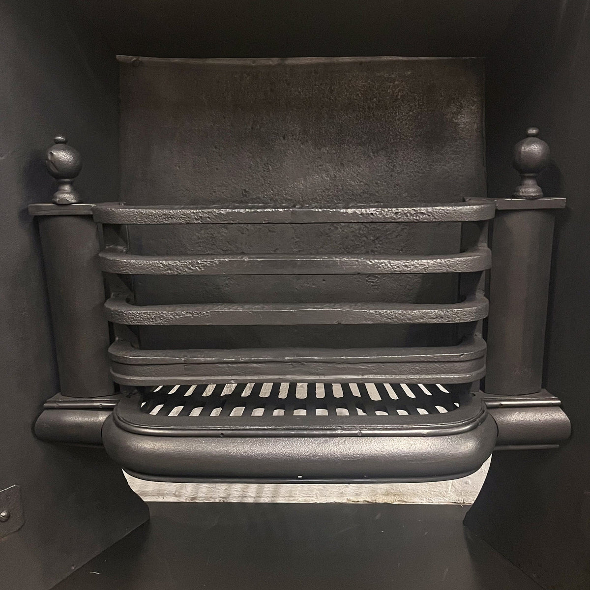 Antique Cast Iron Lion Head Fireplace Insert | The Architectural Forum