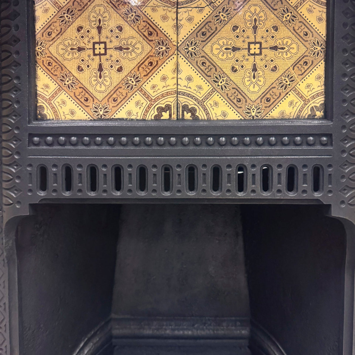Antique Victorian Tiled Fireplace Insert | The Architectural Forum