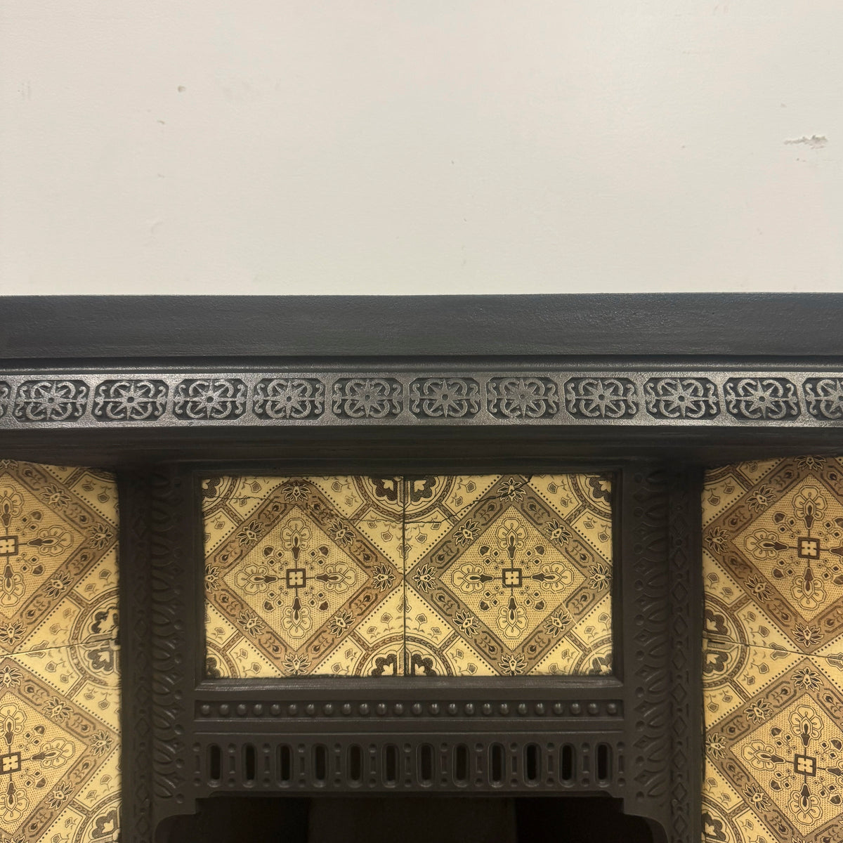 Antique Victorian Tiled Fireplace Insert | The Architectural Forum
