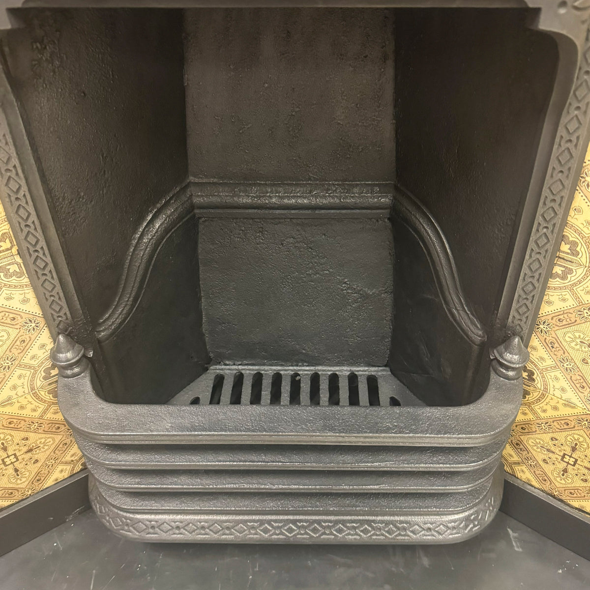 Antique Victorian Tiled Fireplace Insert | The Architectural Forum