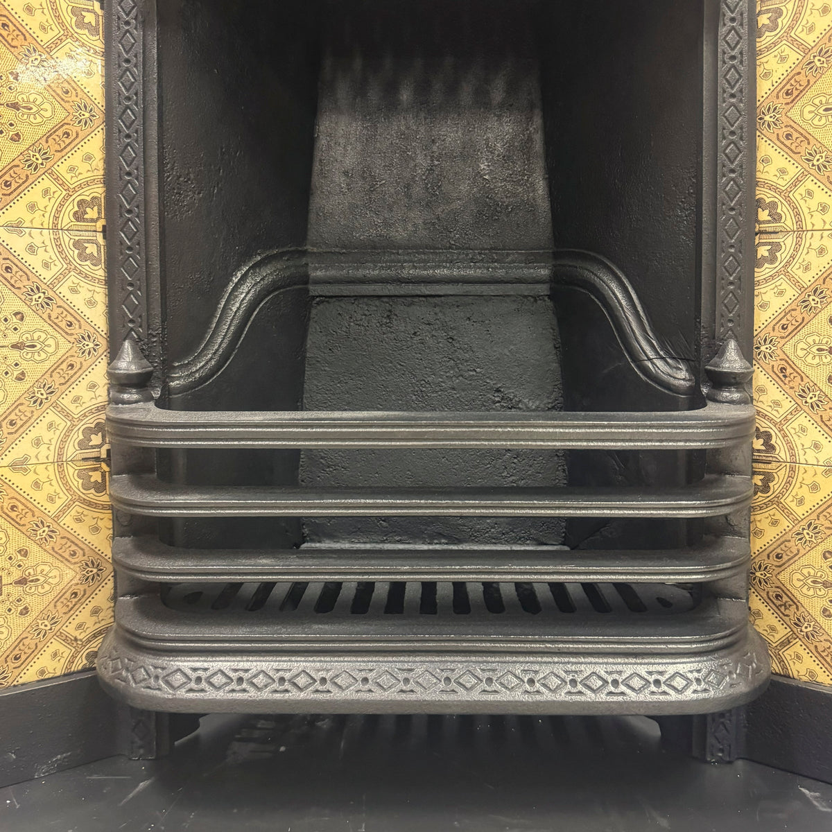 Antique Victorian Tiled Fireplace Insert | The Architectural Forum