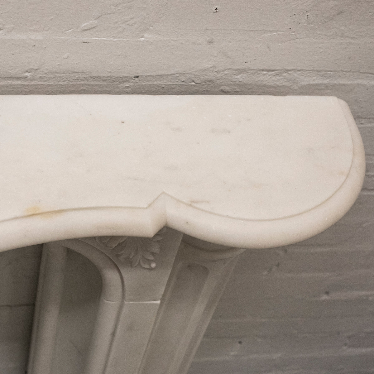 Antique Victorian Statuary Marble Surround with Carved Eagle | The Architectural Forum