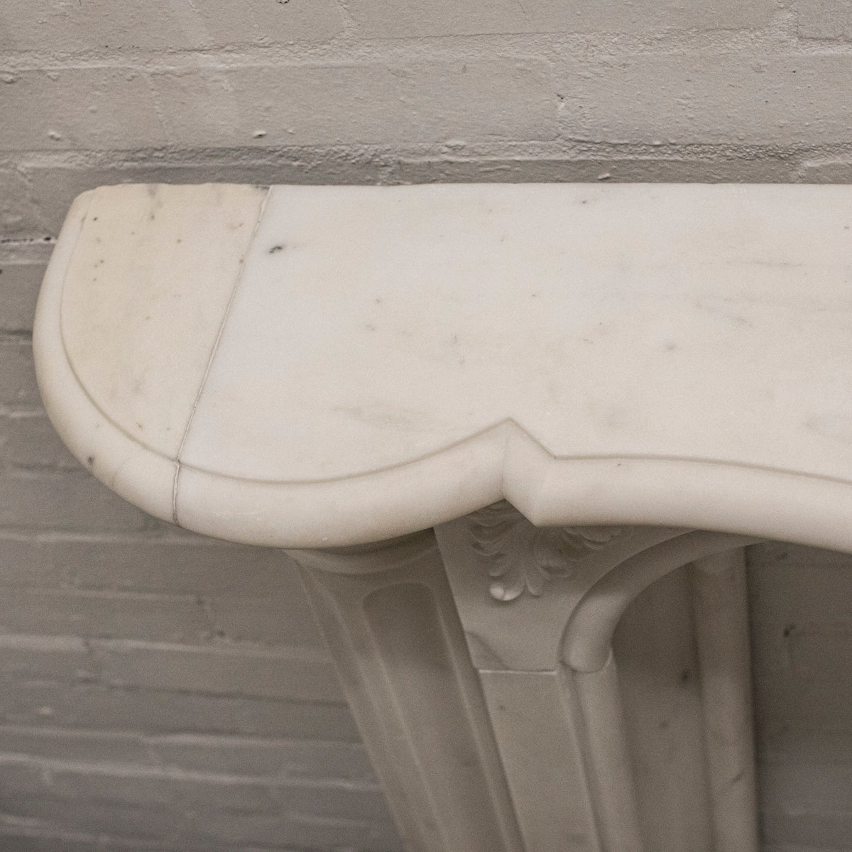 Antique Victorian Statuary Marble Surround with Carved Eagle | The Architectural Forum