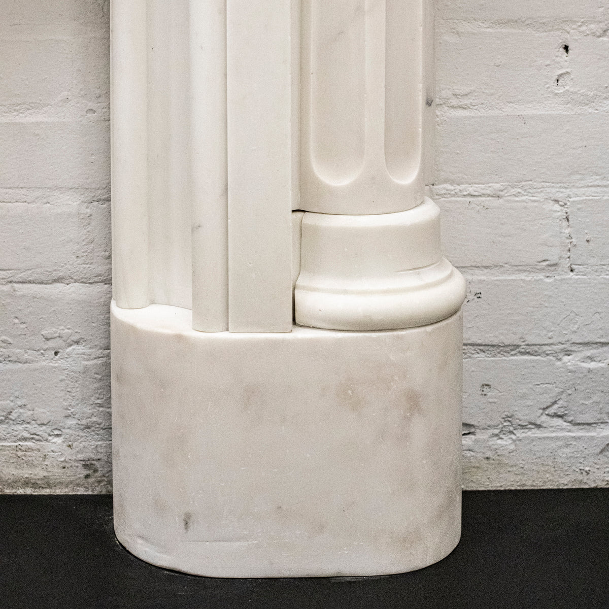 Antique Victorian Statuary Marble Surround with Carved Eagle | The Architectural Forum