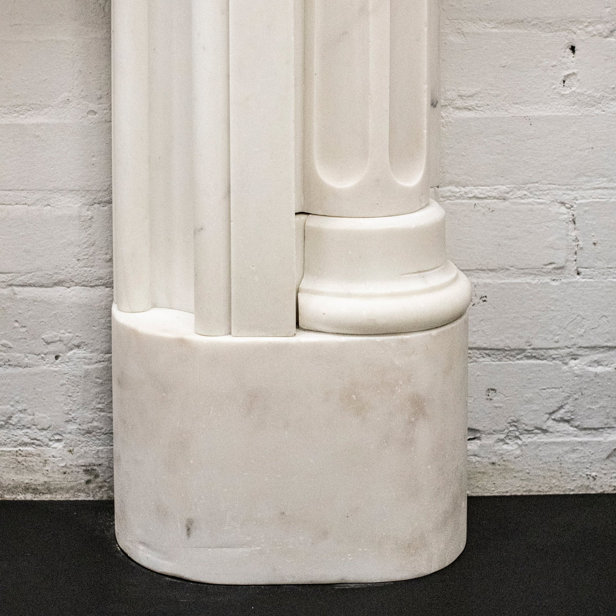 Antique Victorian Statuary Marble Surround with Carved Eagle | The Architectural Forum