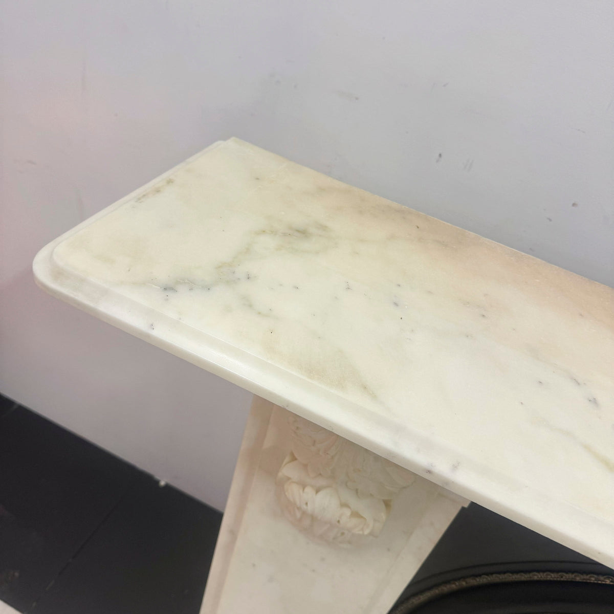 Antique Victorian Statuary Marble Chimneypiece with Carved Corbels | The Architectural Forum