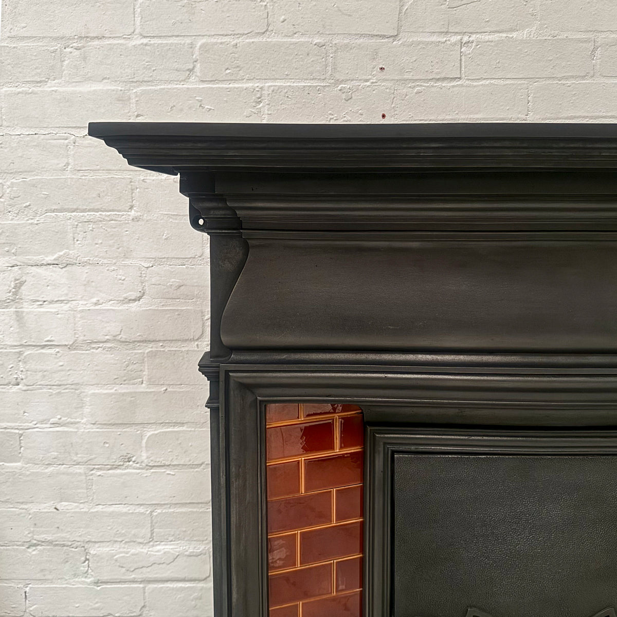 Antique Edwardian Tiled Combination Fireplace | The Architectural Forum