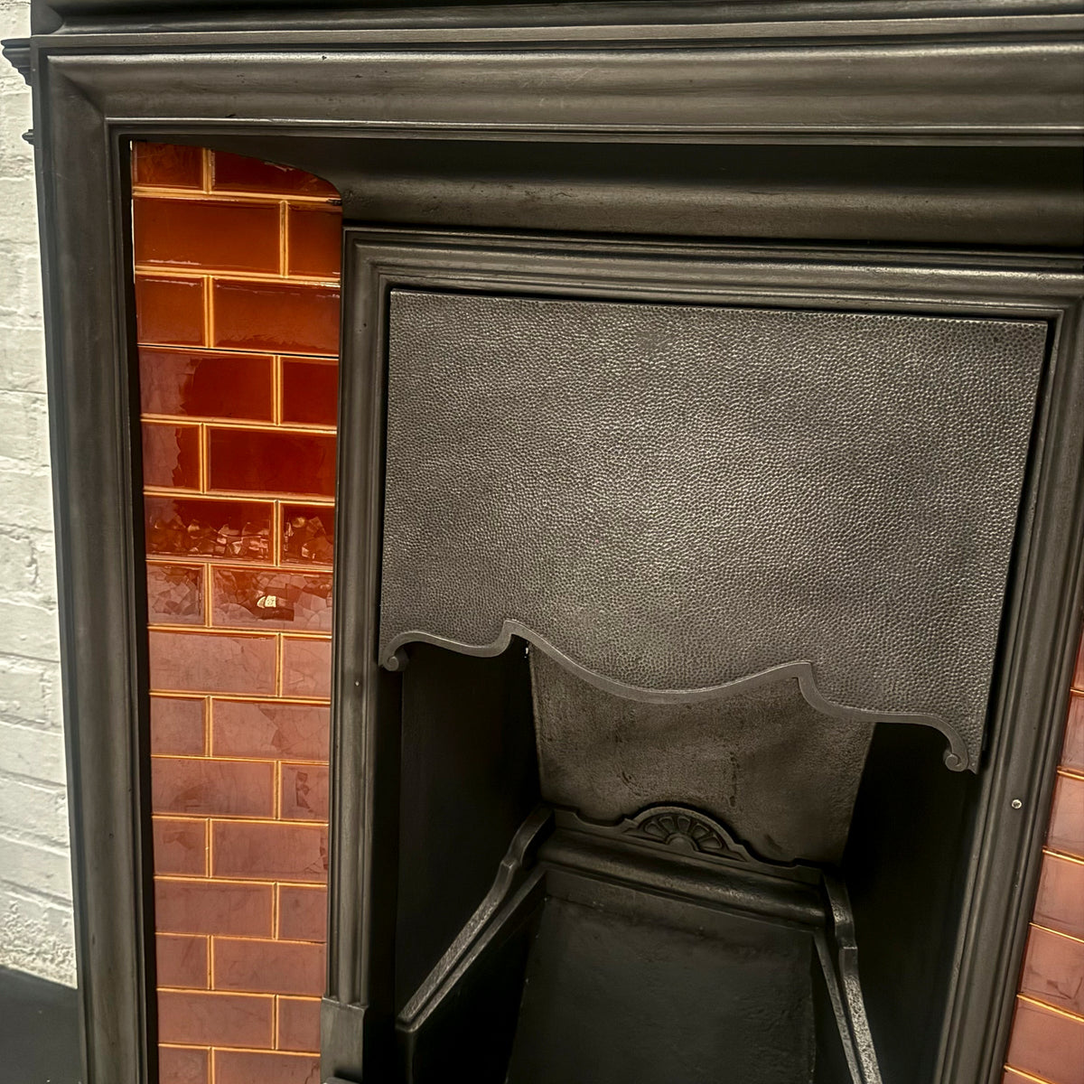 Antique Edwardian Tiled Combination Fireplace | The Architectural Forum
