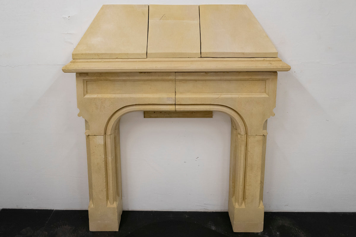 Antique English Stone Gothic Revival Fireplace | The Architectural Forum