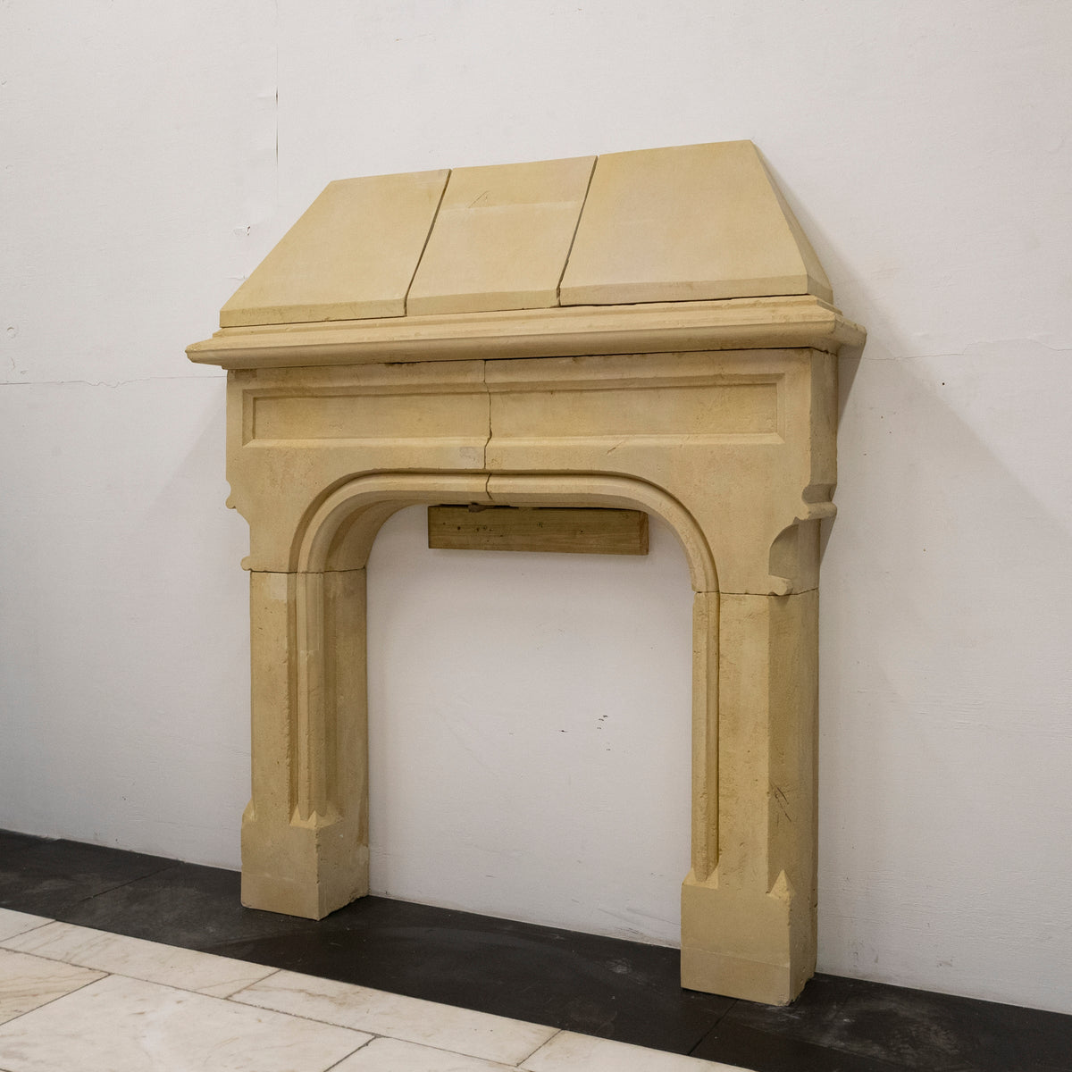 Antique English Stone Gothic Revival Fireplace | The Architectural Forum