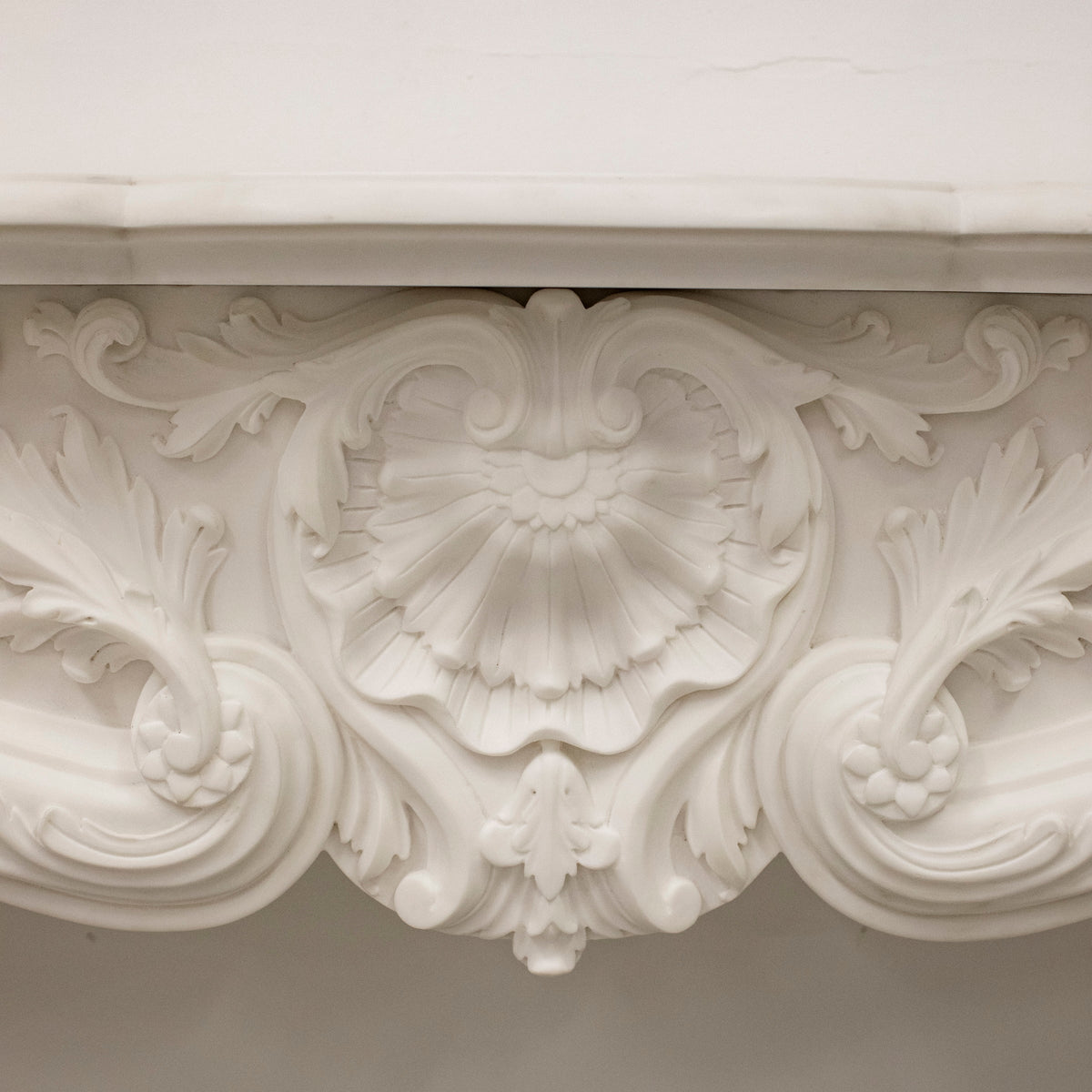 French Louis XV Fireplace Surround in Statuary Marble I Pair available | The Architectural Forum