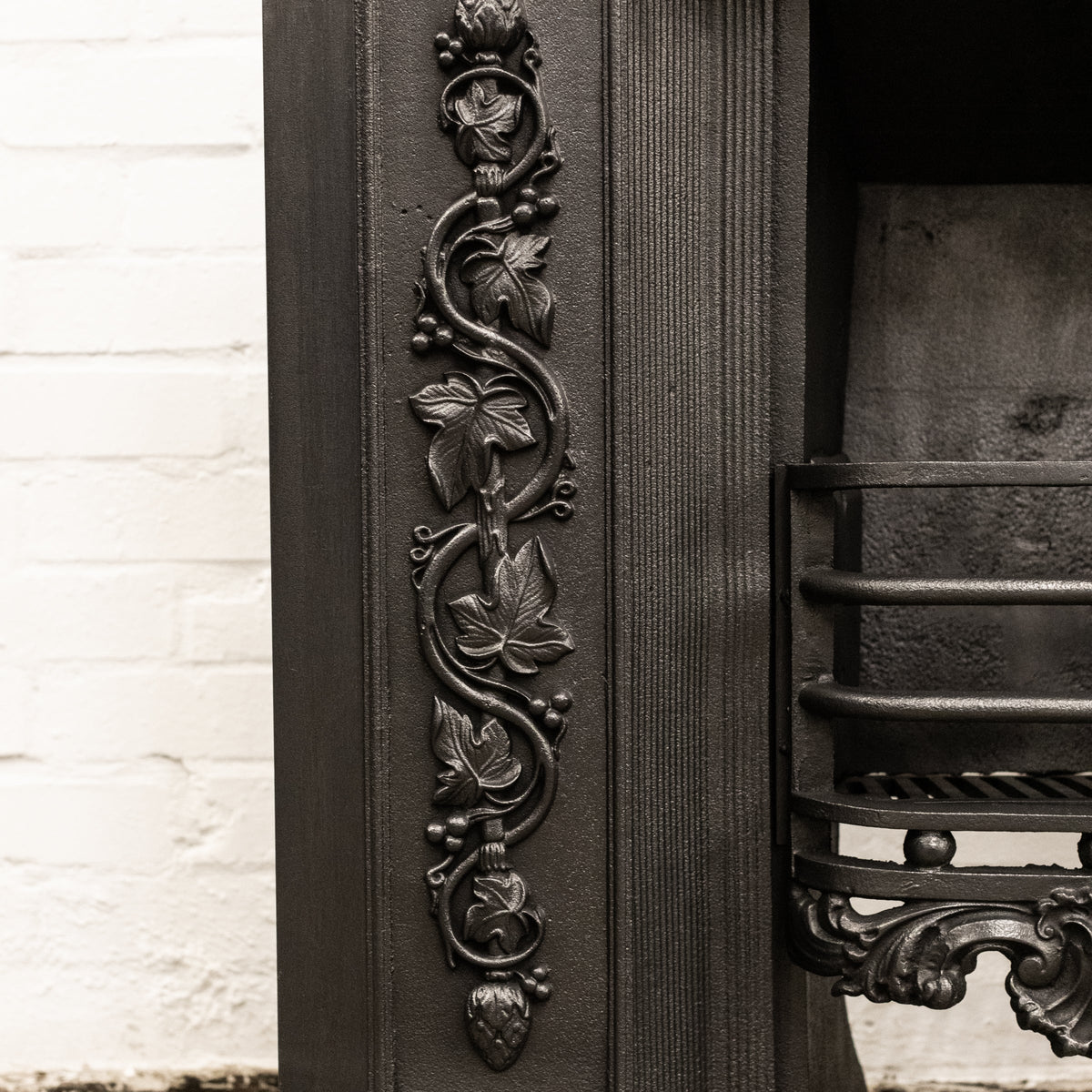 Antique Ornate Georgian Cast Iron Hob Grate | The Architectural Forum