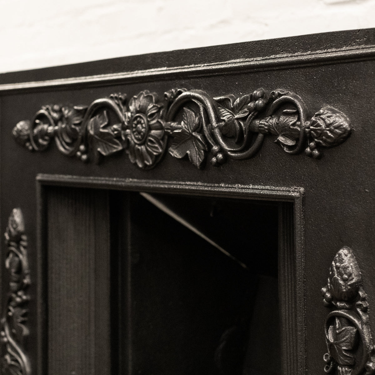 Antique Ornate Georgian Cast Iron Hob Grate | The Architectural Forum