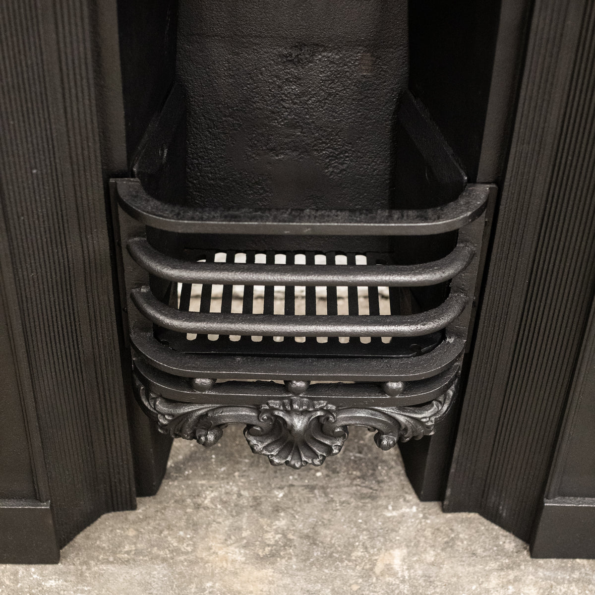 Antique Ornate Georgian Cast Iron Hob Grate | The Architectural Forum