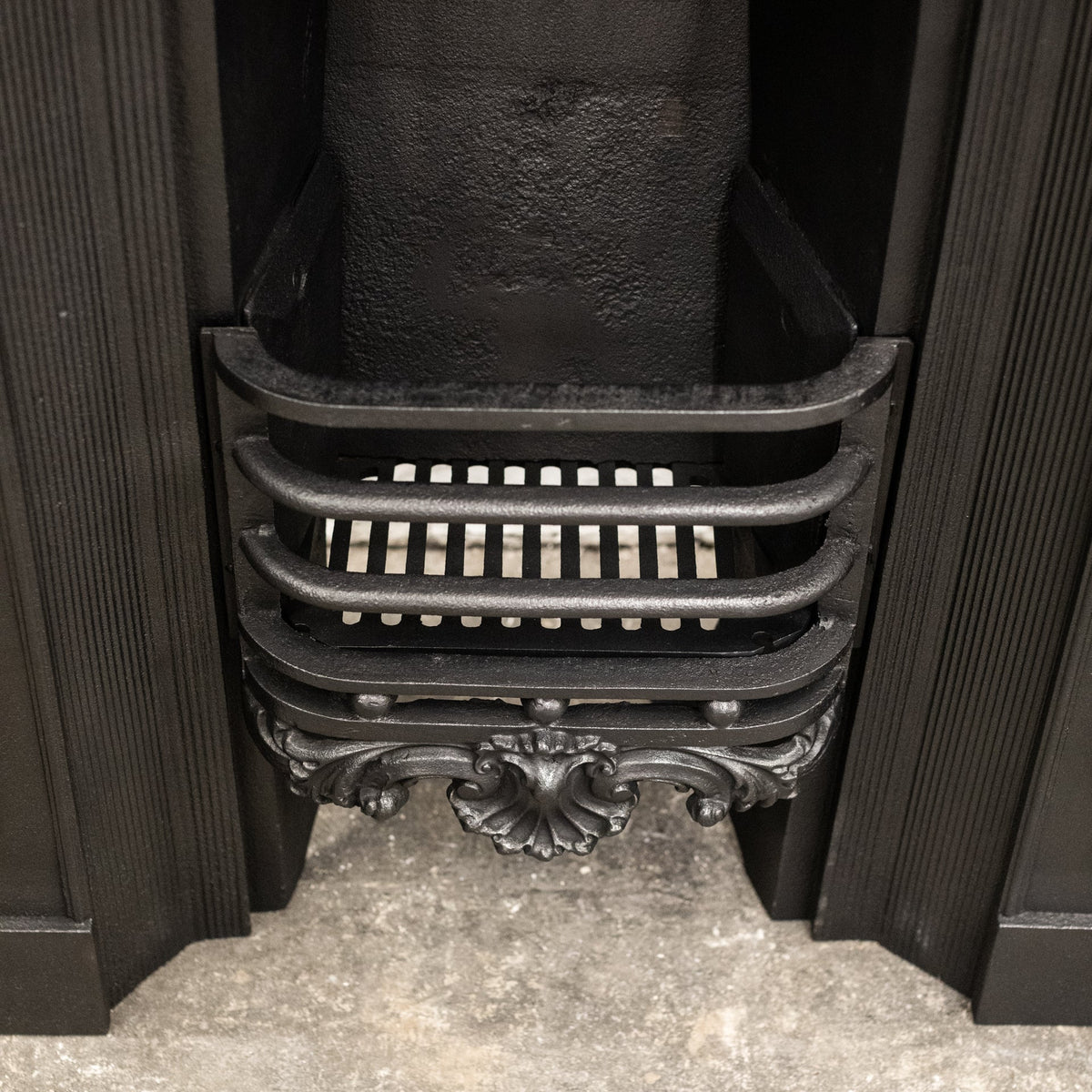 Antique Ornate Georgian Cast Iron Hob Grate | The Architectural Forum