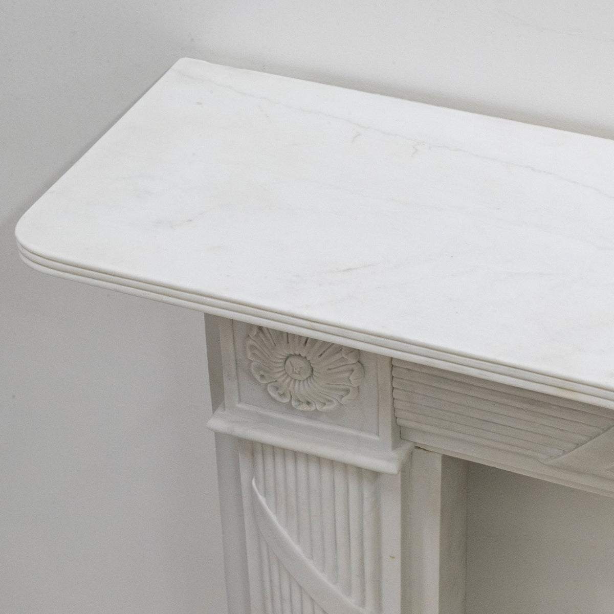 Reclaimed Regency Style White Marble Surround | The Architectural Forum