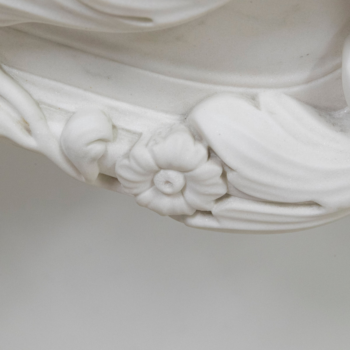 Ornate French Louis Style Statuary Marble Fireplace Surround | The Architectural Forum