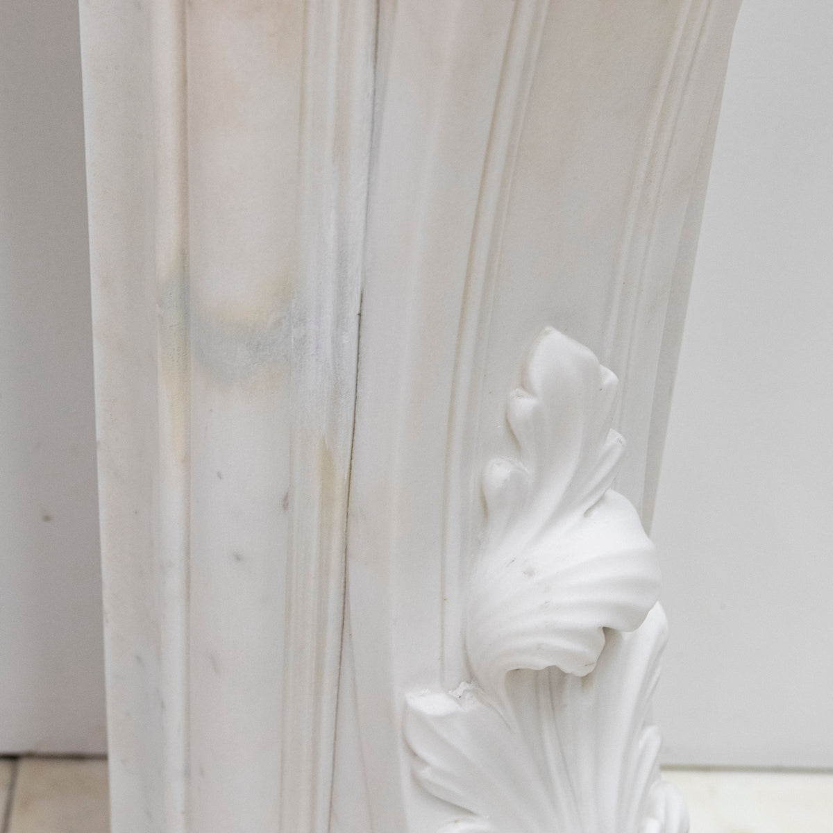 Ornate French Louis Style Statuary Marble Fireplace Surround | The Architectural Forum