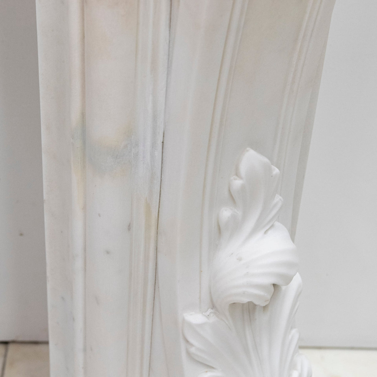 Ornate French Louis Style Statuary Marble Fireplace Surround | The Architectural Forum