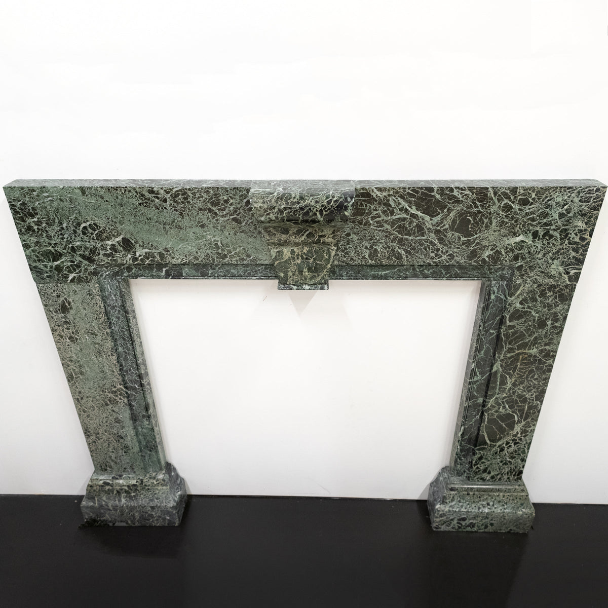 Large Green Verde Marble Fireplace Surround | The Architectural Forum