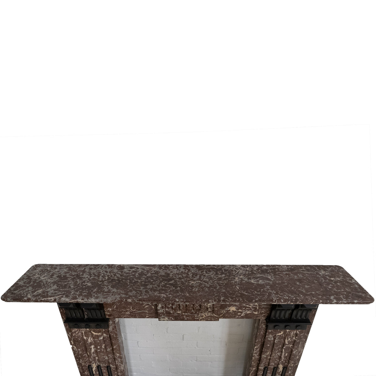 Large Antique Rouge Royal Red Marble Fireplace Surround | The Architectural Forum