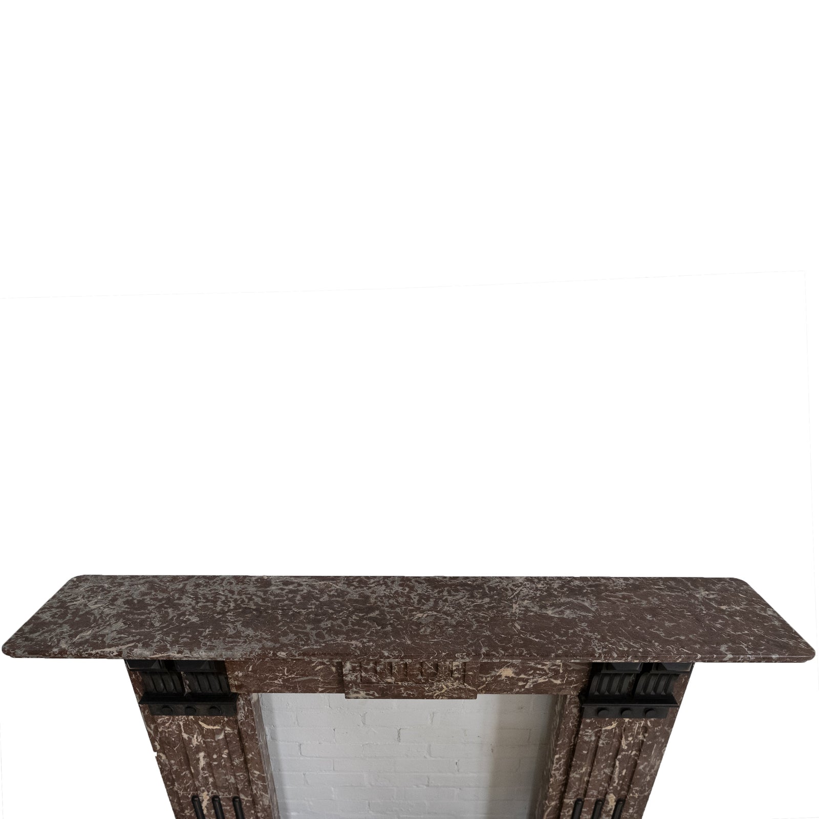 Large Antique Rouge Royal Red Marble Fireplace Surround | The Architectural Forum