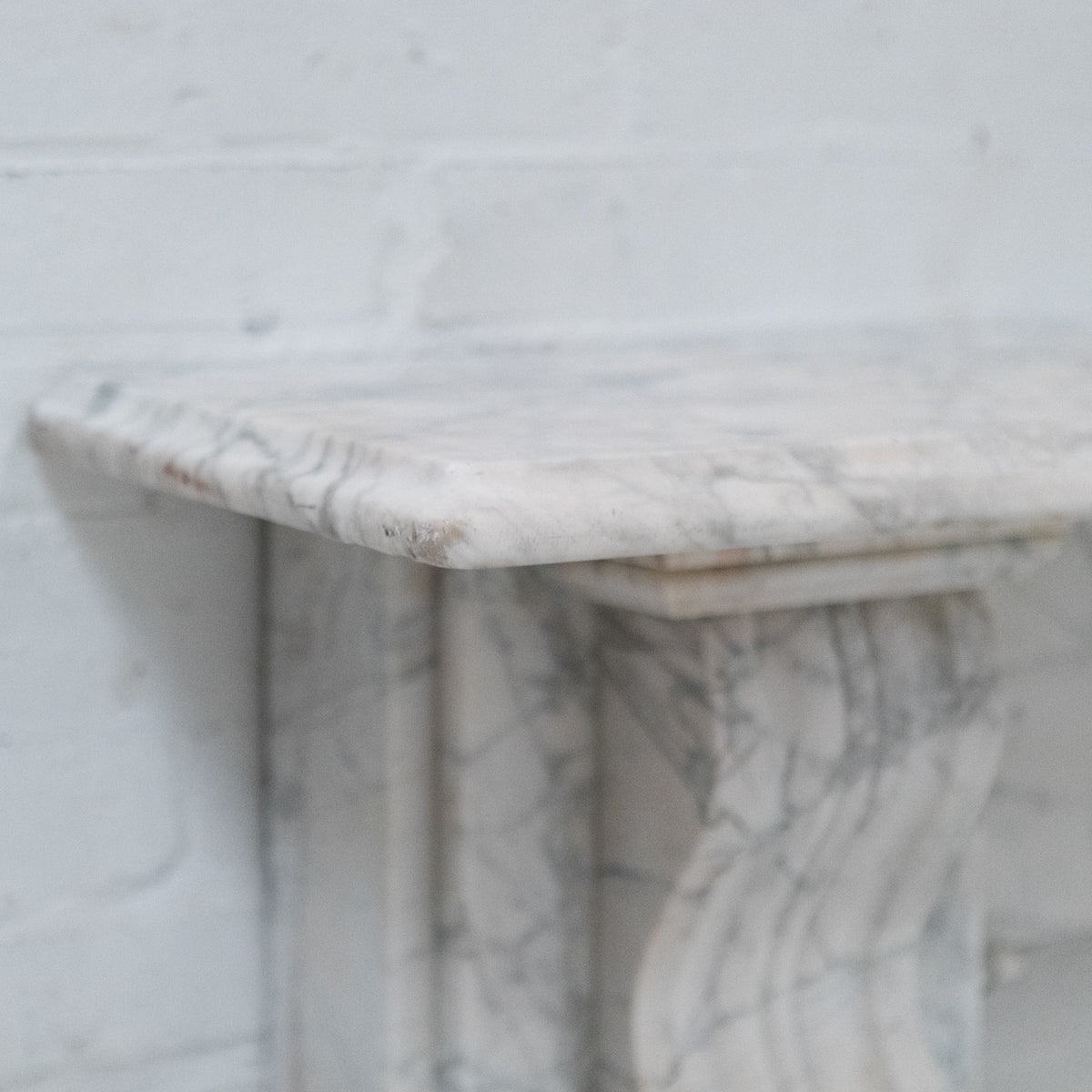 Large Antique Victorian Marble Chimneypiece with Corbels | 2 Available | The Architectural Forum