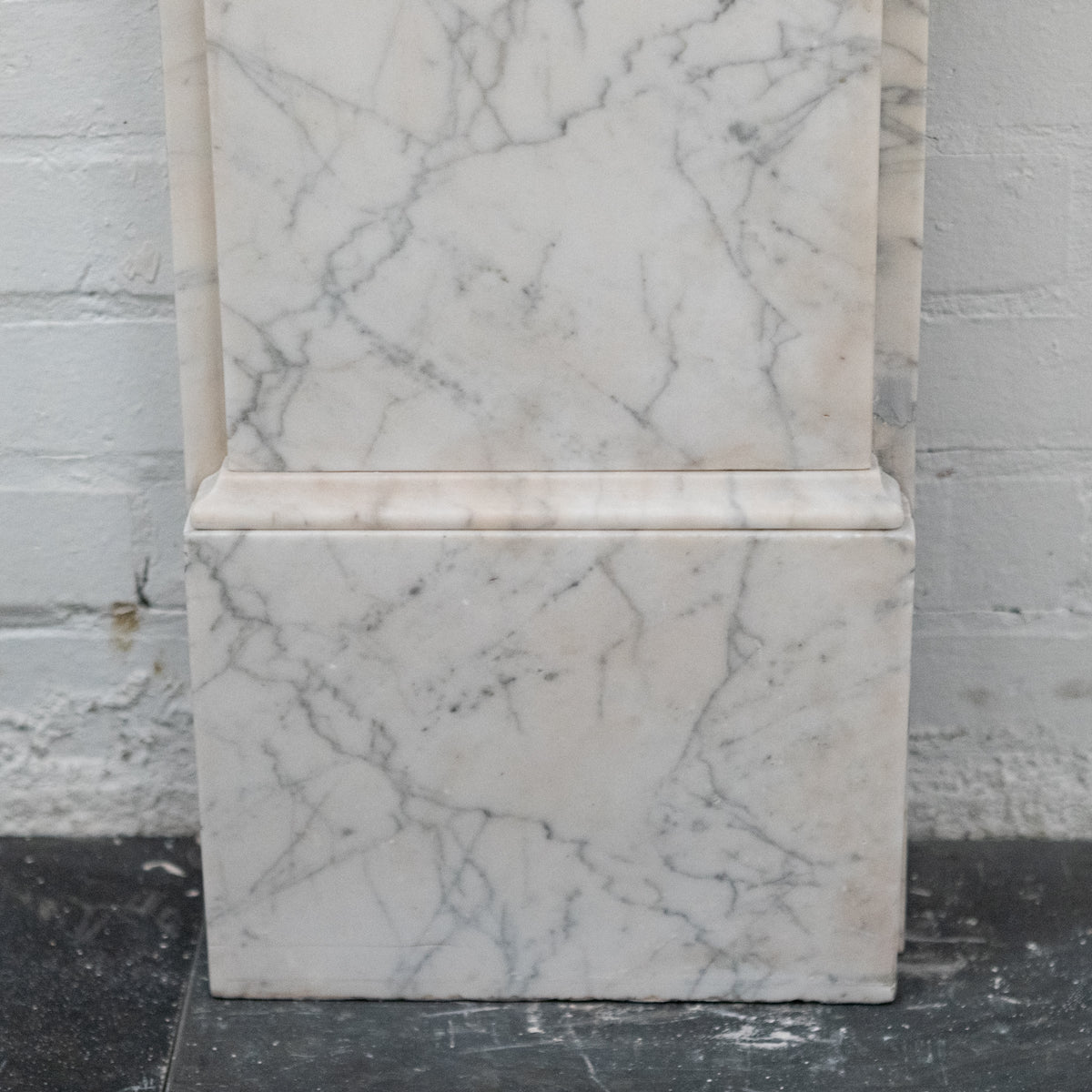 Large Antique Victorian Marble Chimneypiece with Corbels | 2 Available | The Architectural Forum