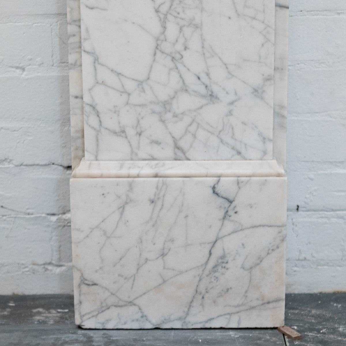 Large Antique Victorian Marble Chimneypiece with Corbels | 2 Available | The Architectural Forum
