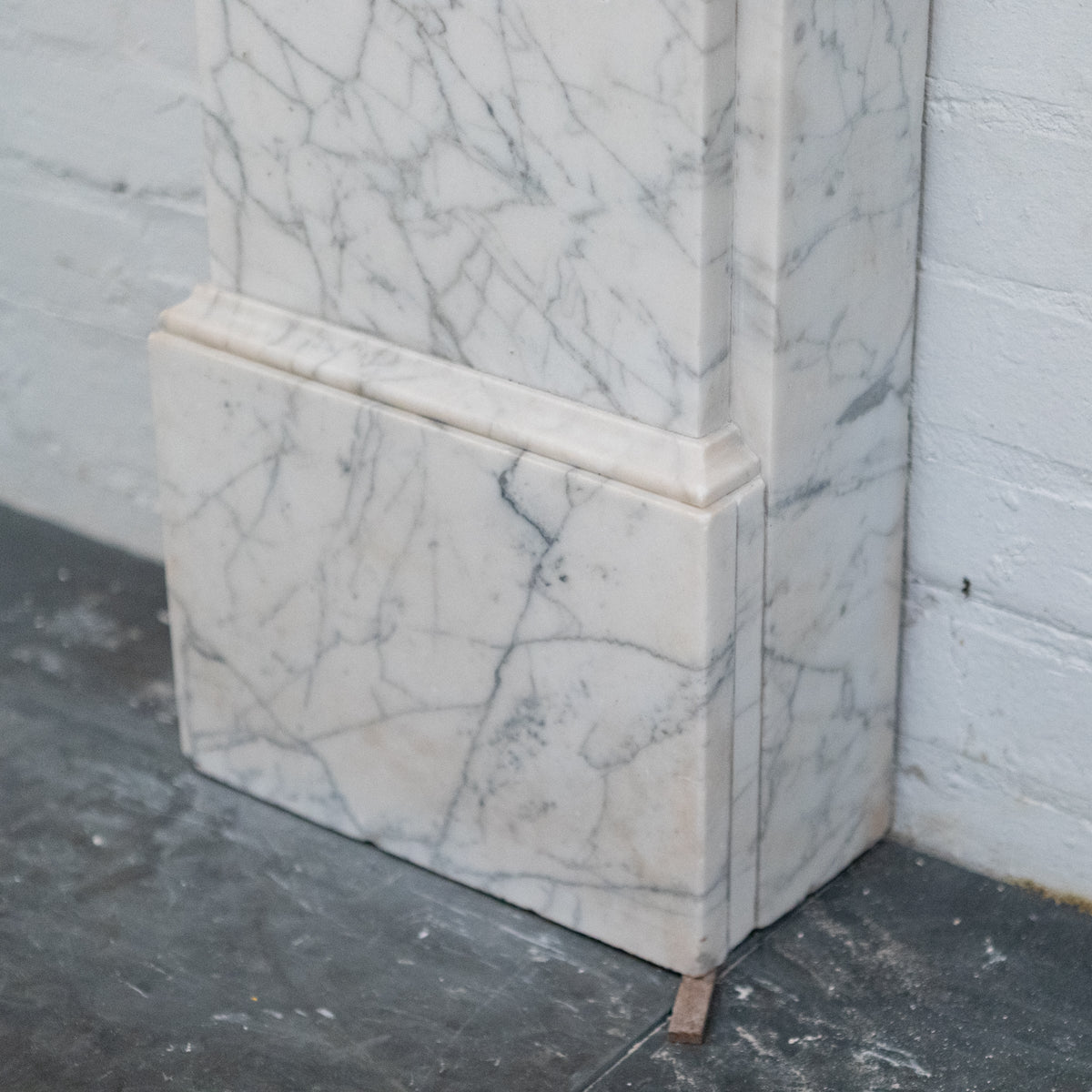 Large Antique Victorian Marble Chimneypiece with Corbels | 2 Available | The Architectural Forum
