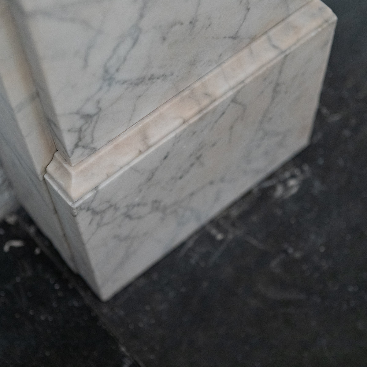 Large Antique Victorian Marble Chimneypiece with Corbels | 2 Available | The Architectural Forum