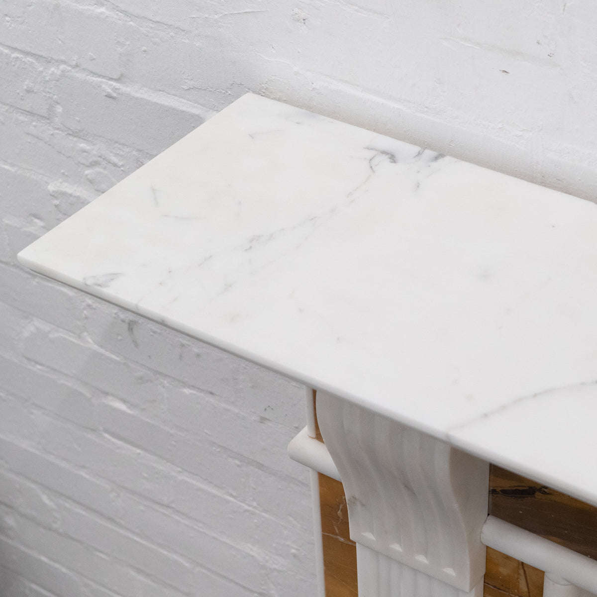 Impressive Georgian Style Statuary &amp; Sienna Marble Chimneypiece | The Architectural Forum