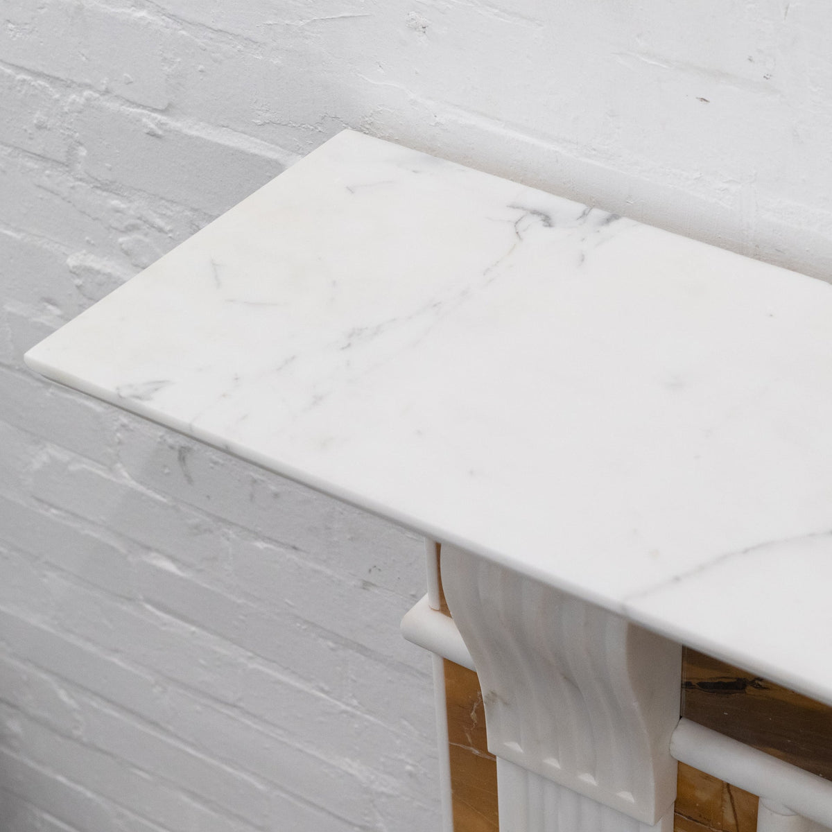 Impressive Georgian Style Statuary &amp; Sienna Marble Chimneypiece | The Architectural Forum