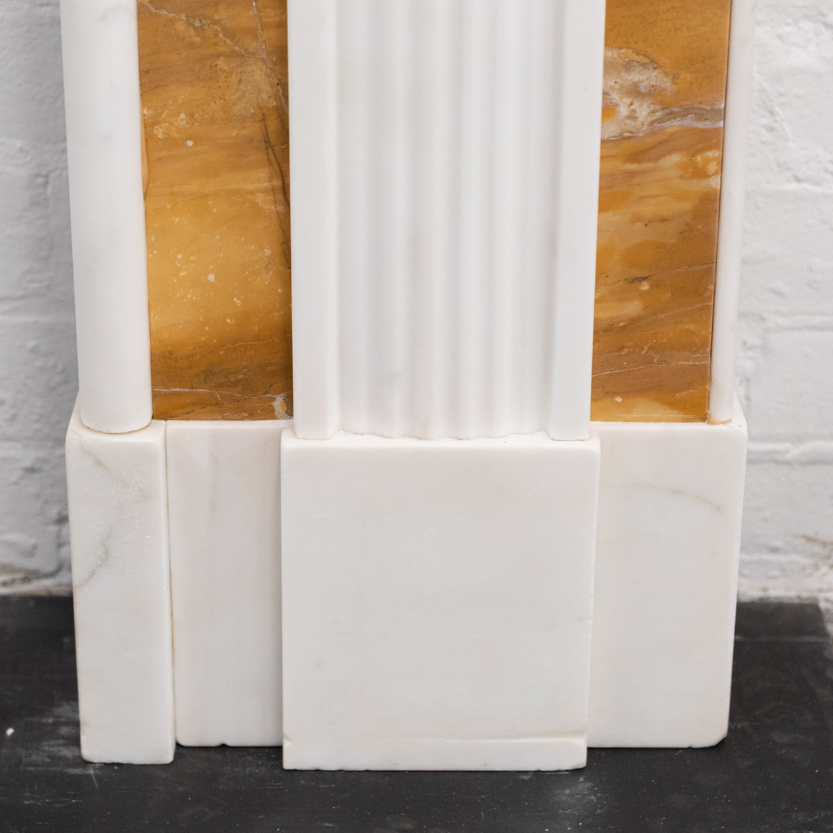 Impressive Georgian Style Statuary &amp; Sienna Marble Chimneypiece | The Architectural Forum