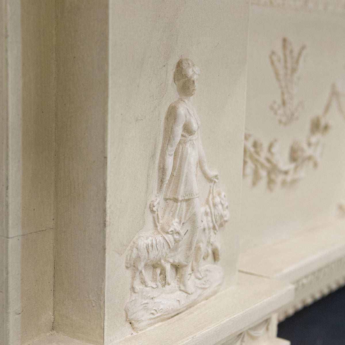 Ornate Neoclassical Style Wooden Surround with Capitals | The Architectural Forum