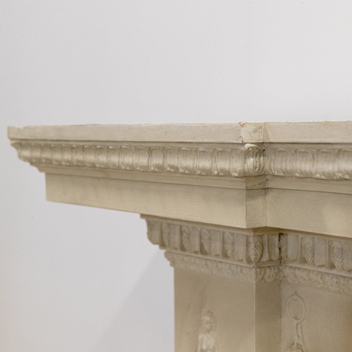 Ornate Neoclassical Style Wooden Surround with Capitals | The Architectural Forum