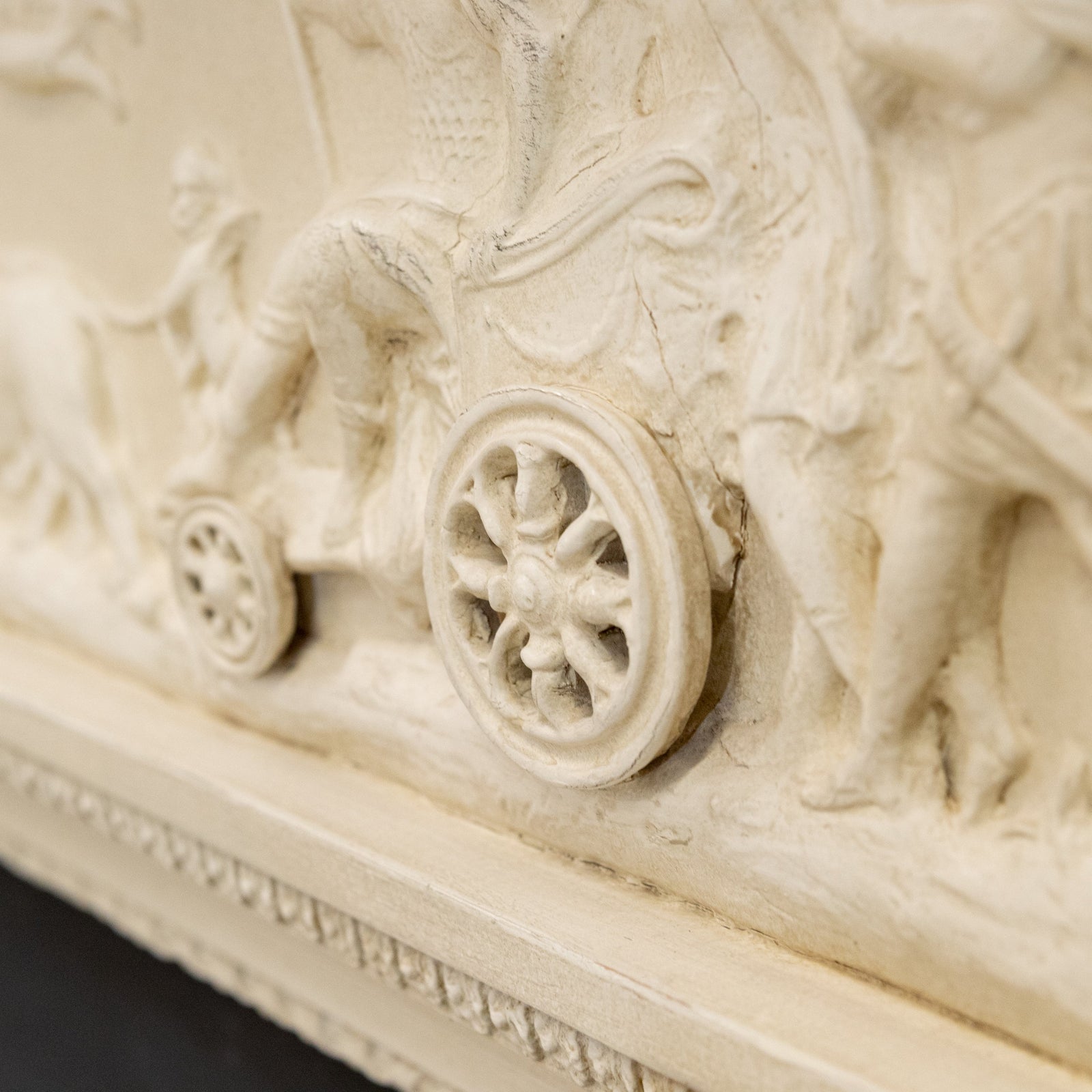 Reclaimed Ornate Regency Style Wooden Surround with Capitals | The Architectural Forum