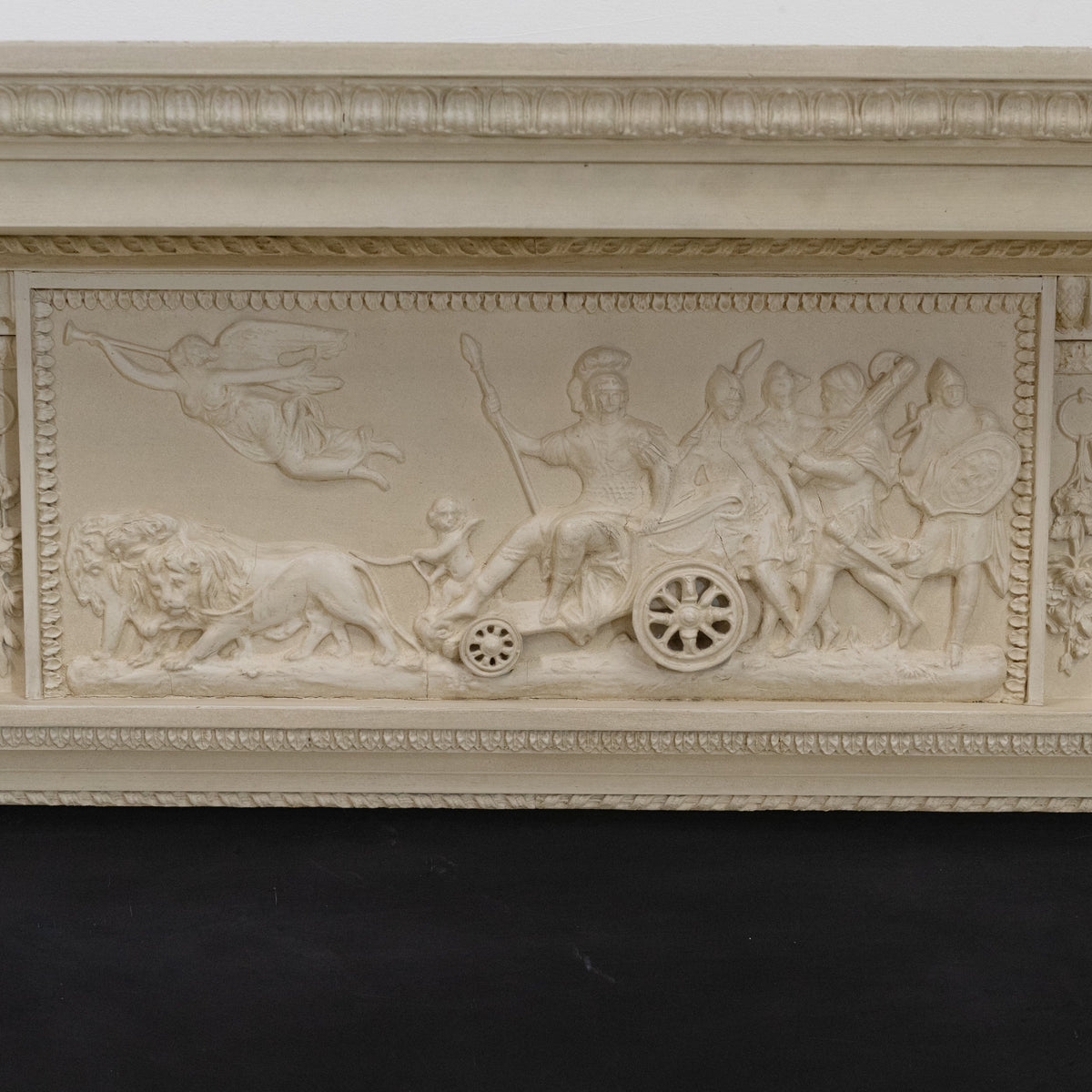 Reclaimed Ornate Regency Style Wooden Surround with Capitals | The Architectural Forum