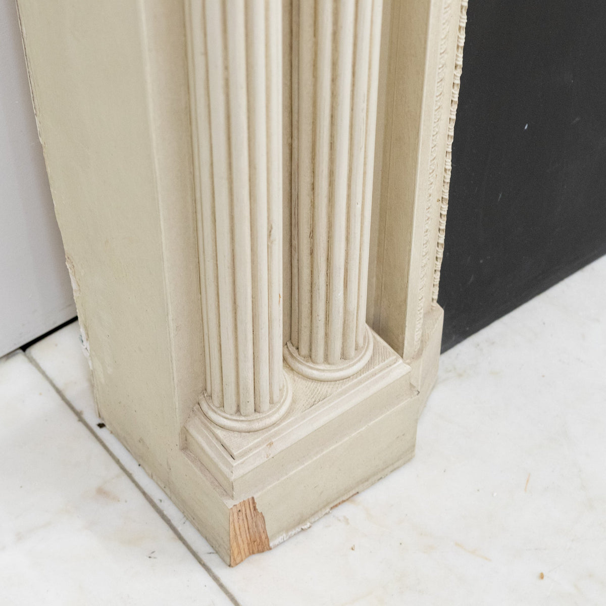Ornate Neoclassical Style Wooden Surround with Capitals | The Architectural Forum