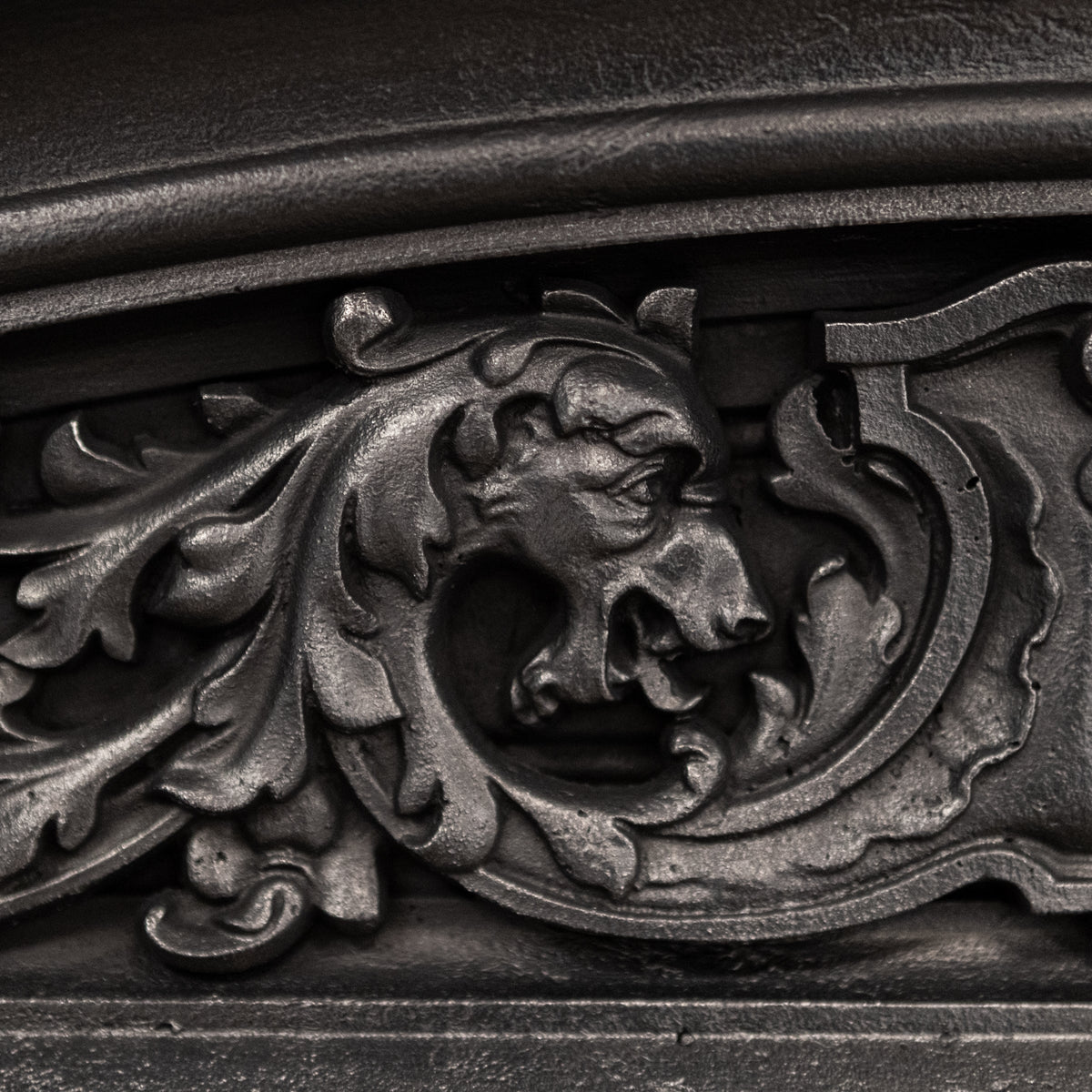 Antique Victorian Ornate Cast Iron Fireplace Surround | The Architectural Forum