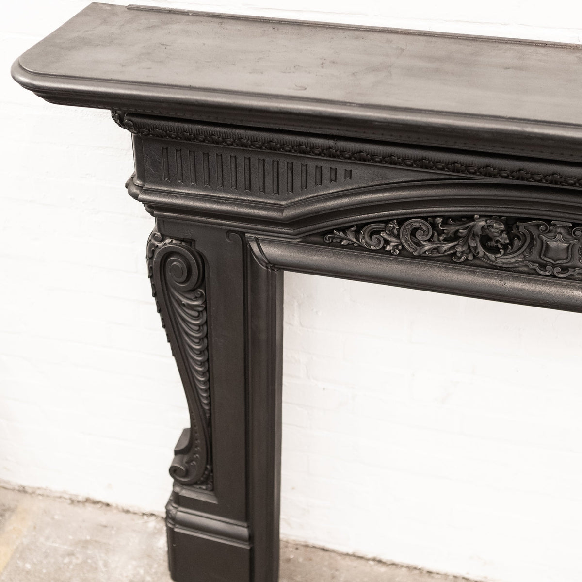 Antique Victorian Ornate Cast Iron Fireplace Surround | The Architectural Forum