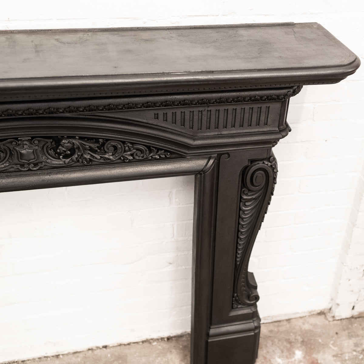 Antique Victorian Ornate Cast Iron Fireplace Surround | The Architectural Forum