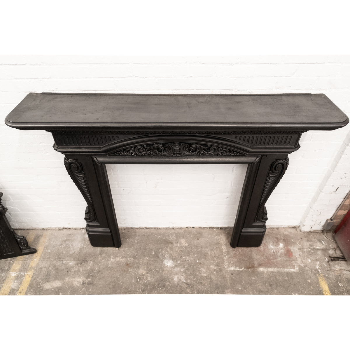 Antique Victorian Ornate Cast Iron Fireplace Surround | The Architectural Forum