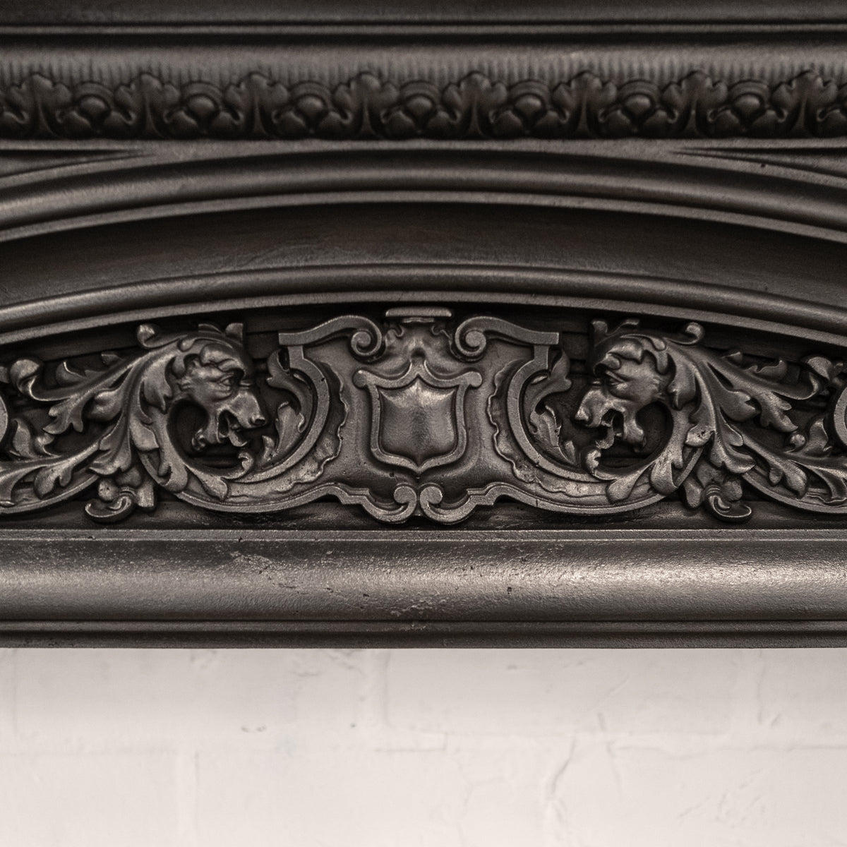 Antique Victorian Ornate Cast Iron Fireplace Surround | The Architectural Forum