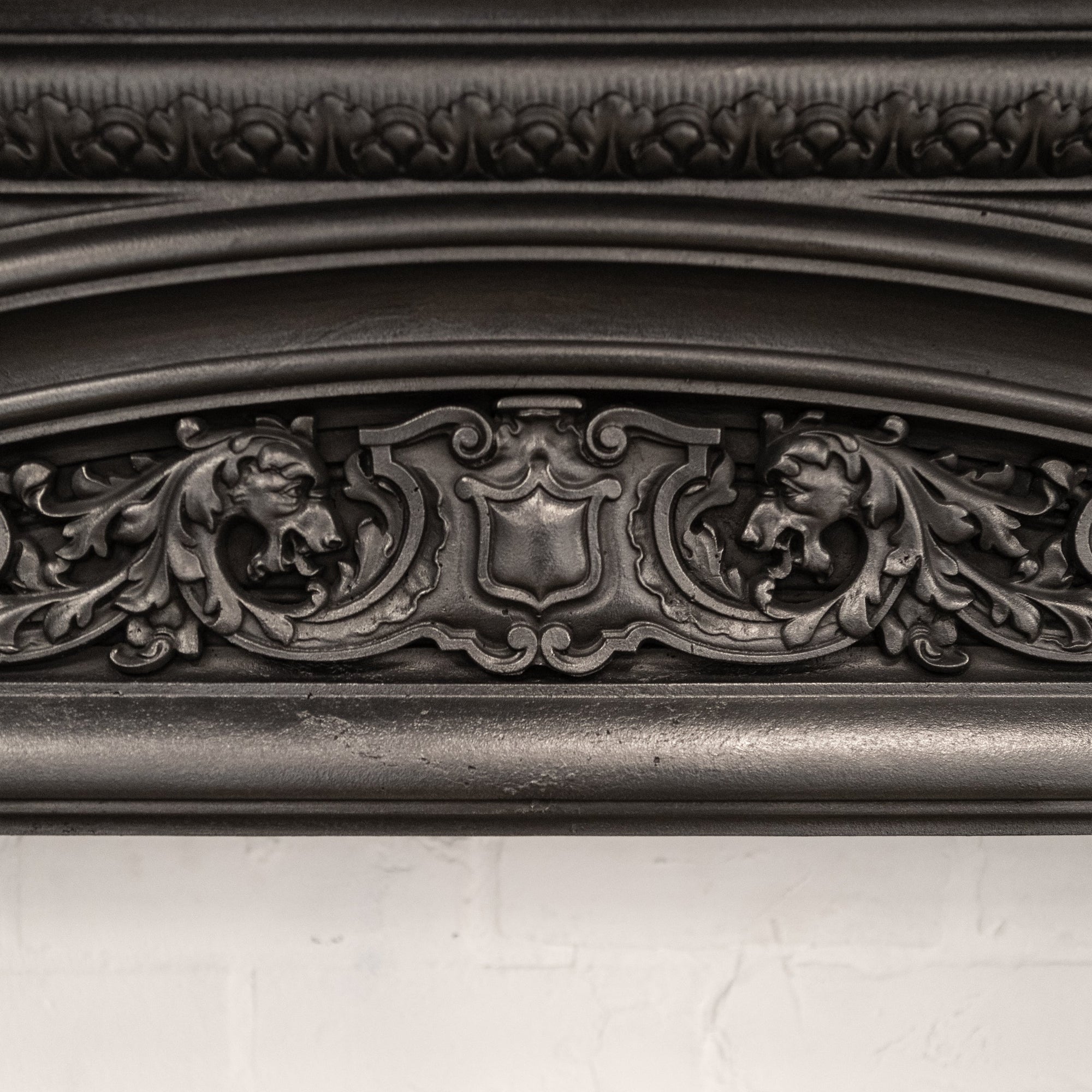 Antique Victorian Ornate Cast Iron Fireplace Surround | The Architectural Forum