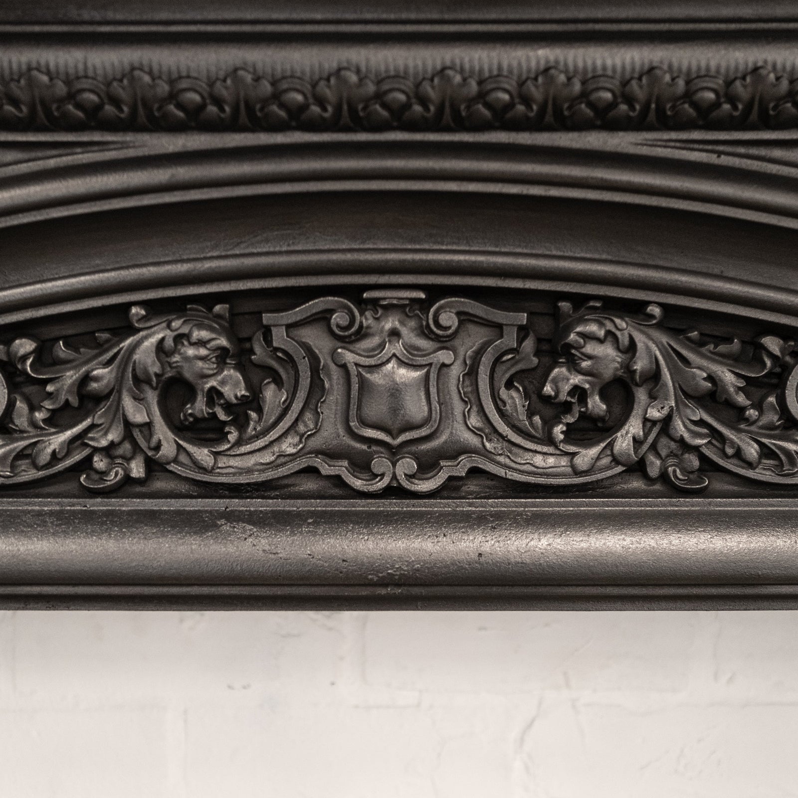 Antique Victorian Ornate Cast Iron Fireplace Surround | The Architectural Forum