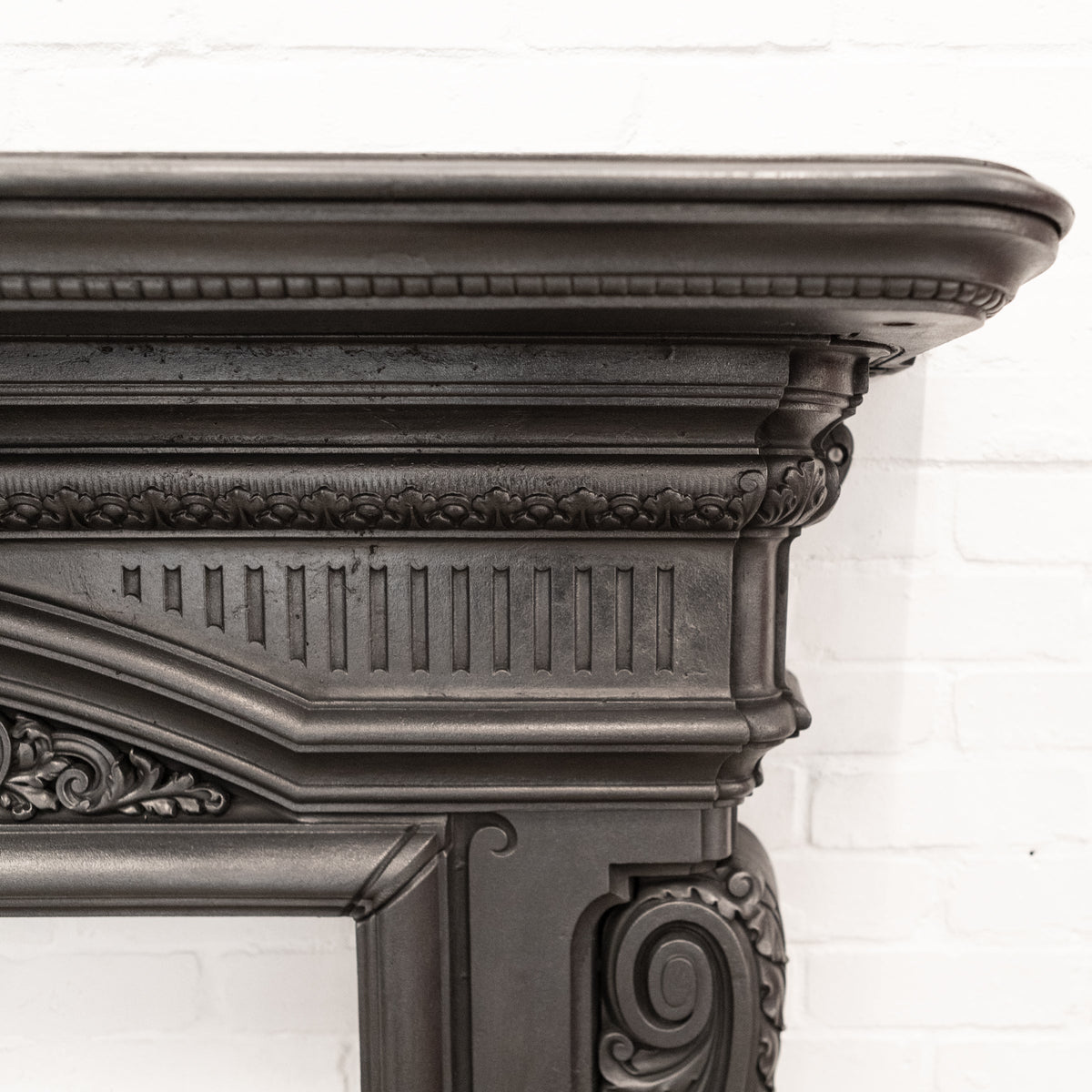 Antique Victorian Ornate Cast Iron Fireplace Surround | The Architectural Forum