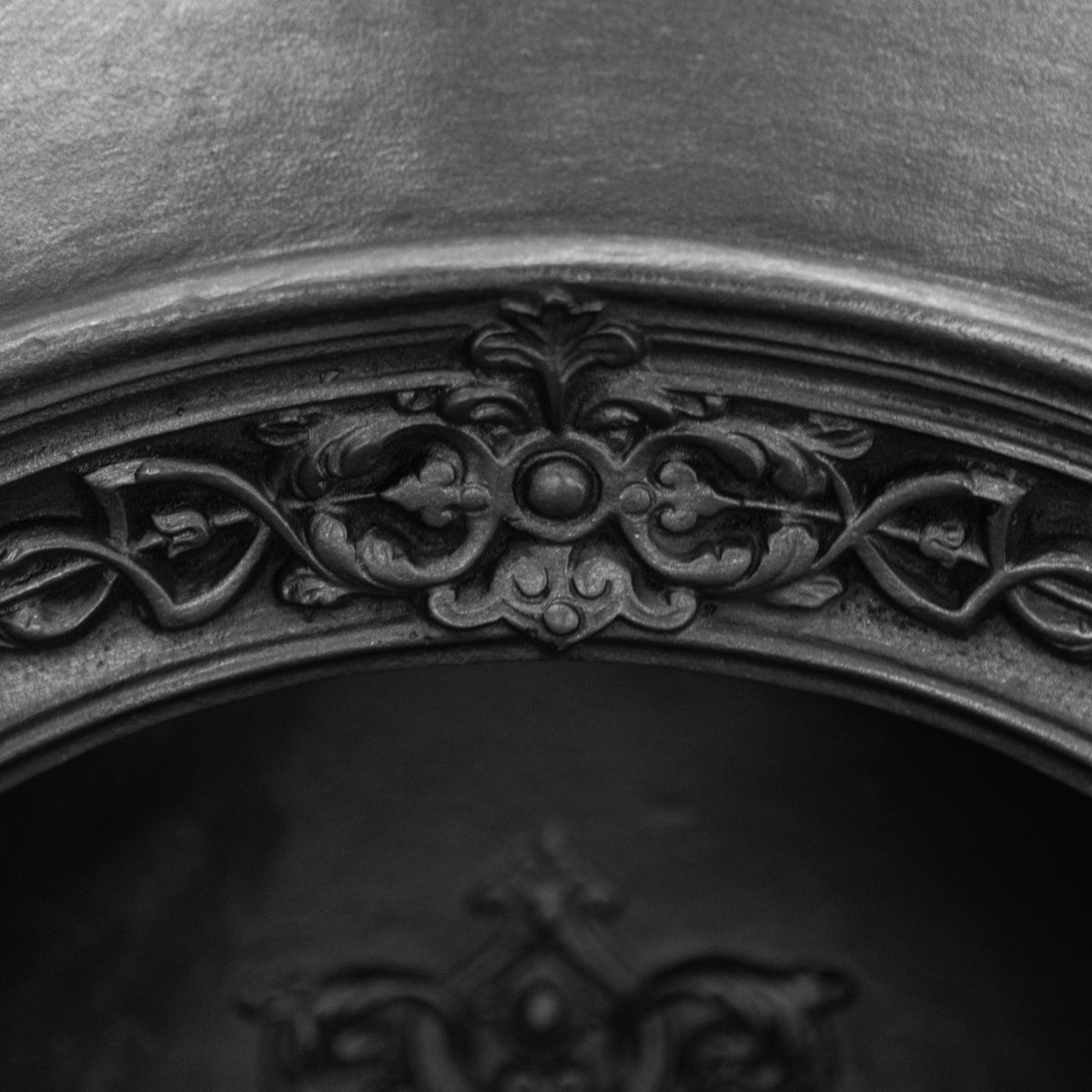 Antique Ornate Late Georgian, Early Victorian Cast Iron Insert | The Architectural Forum