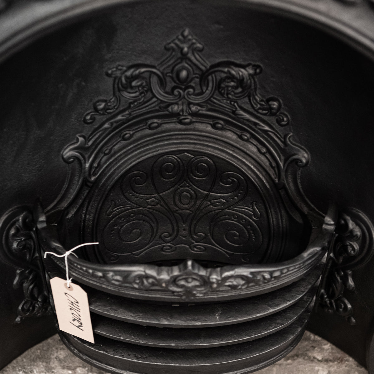 Antique Ornate Late Georgian, Early Victorian Cast Iron Insert | The Architectural Forum